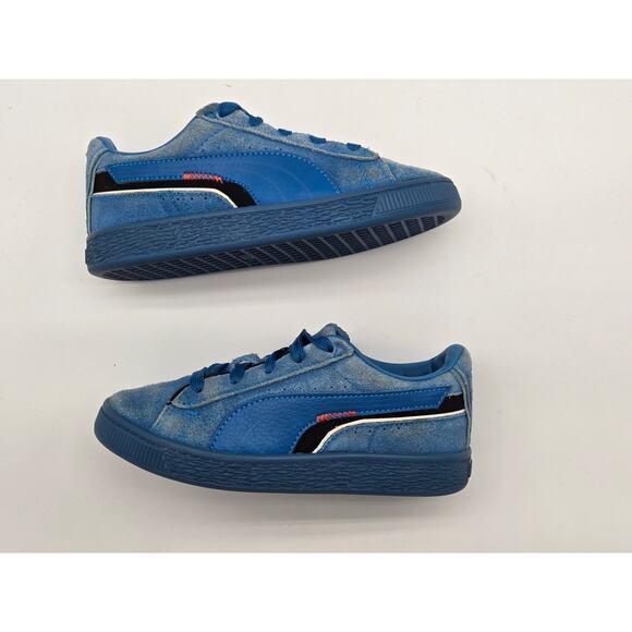 PUMA Suede Low Blue Boys Sz. 1C  | 386536-01 - Picture 3 of 8